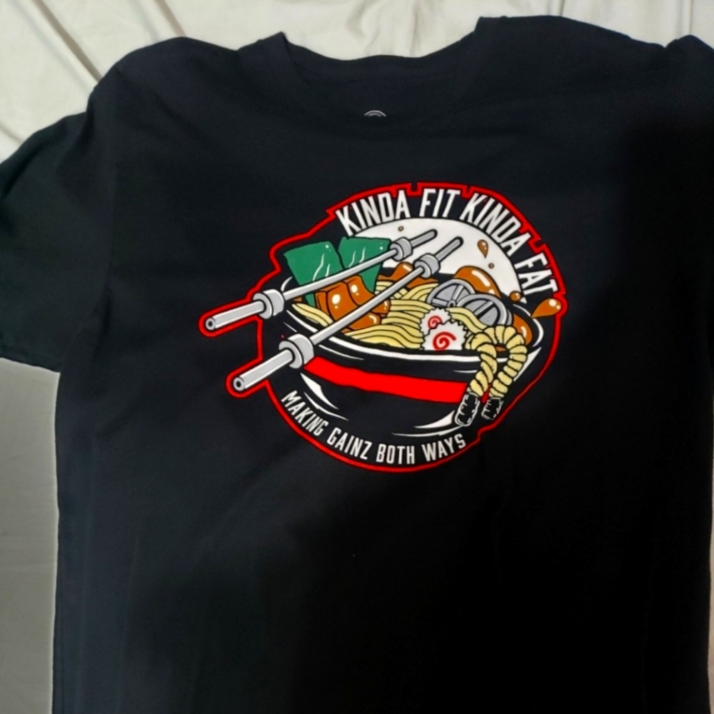 Kinda Fit Kinda Fat Ramen Rope T Shirt Medium